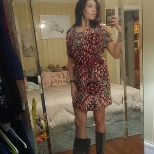 Cold shoulder mini dress